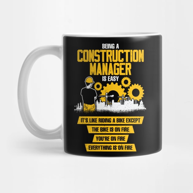 Being A Construction Manager Job Profession Gift by Dolde08